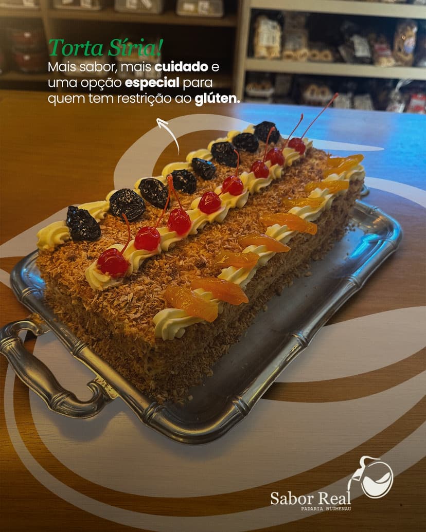 Torta Síria Sabor Real